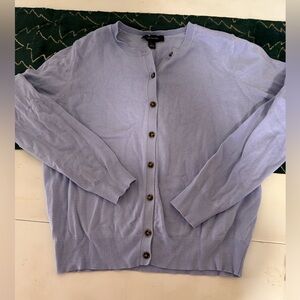Ann Taylor cardigan periwinkle